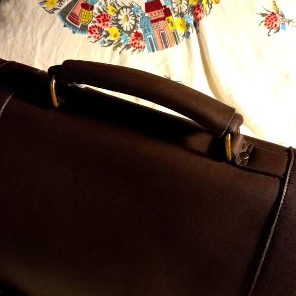 Kani Leather Trio Compartment Briefcase - Picture 10 of 10